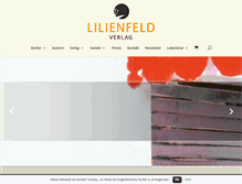 Tablet Screenshot of lilienfeld-verlag.de